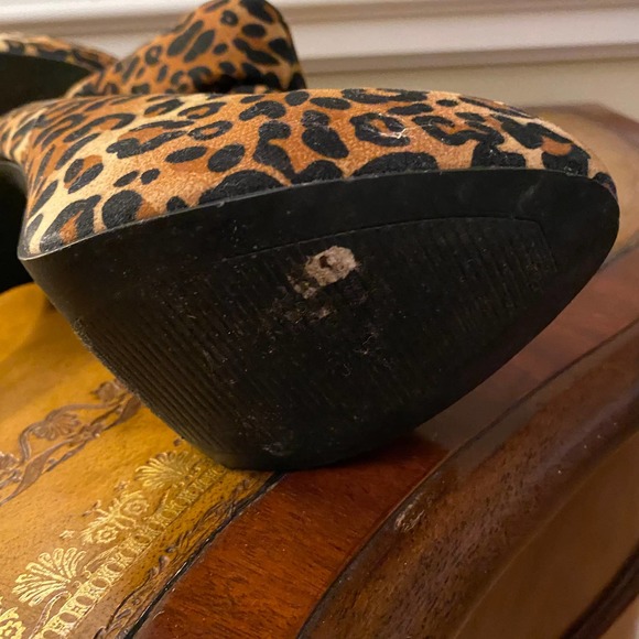 Qupid Leopard Print Stiletto Booties NEW - Picture 8 of 11